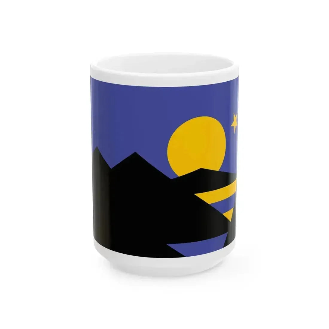 Flag of Julian California (United States) White Coffee Mug 15oz - Go Mug Yourself