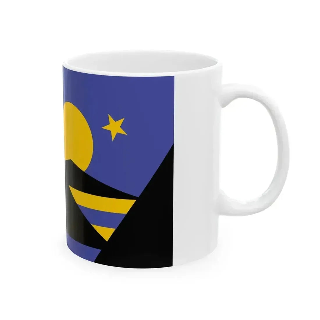 Flag of Julian California (United States) White Coffee Mug - Go Mug Yourself