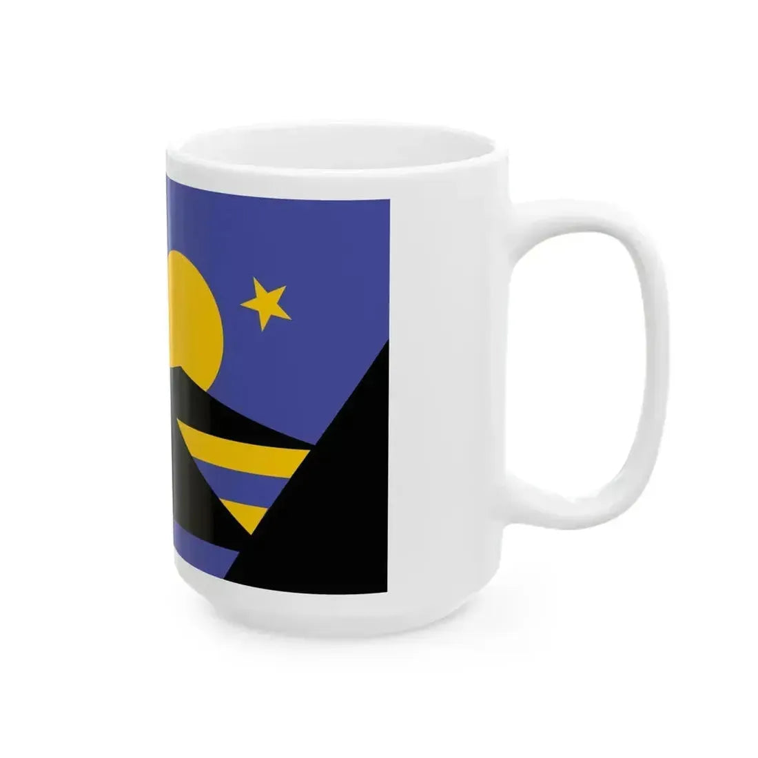 Flag of Julian California (United States) White Coffee Mug - Go Mug Yourself