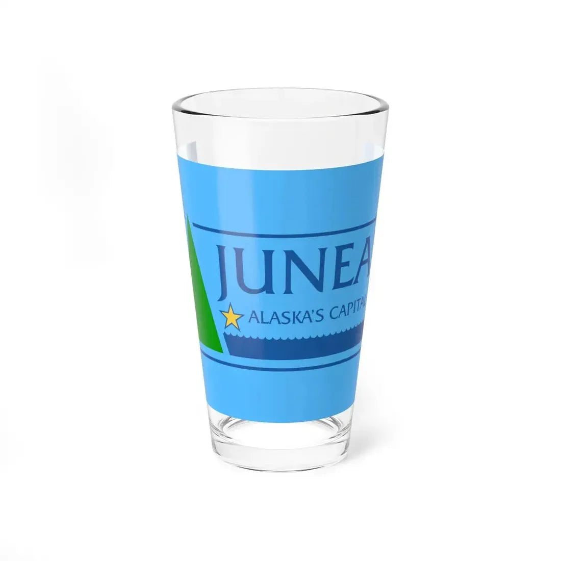 Flag of Juneau Alaska (United States) Pint Glass 16oz 16oz - Go Mug Yourself
