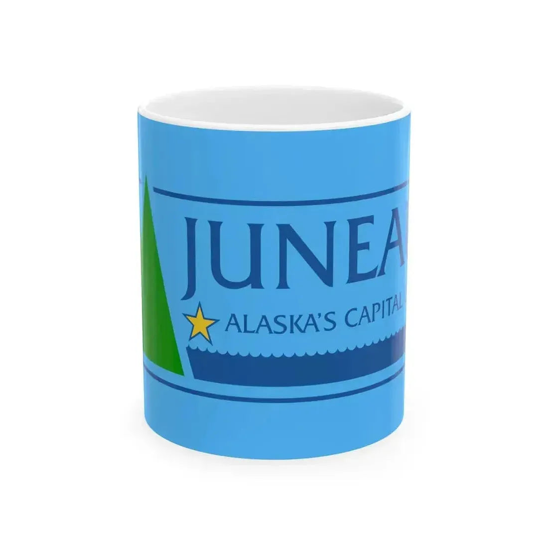 Flag of Juneau Alaska (United States) White Coffee Mug 11oz - Go Mug Yourself