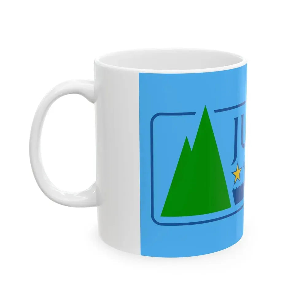 Flag of Juneau Alaska (United States) White Coffee Mug - Go Mug Yourself