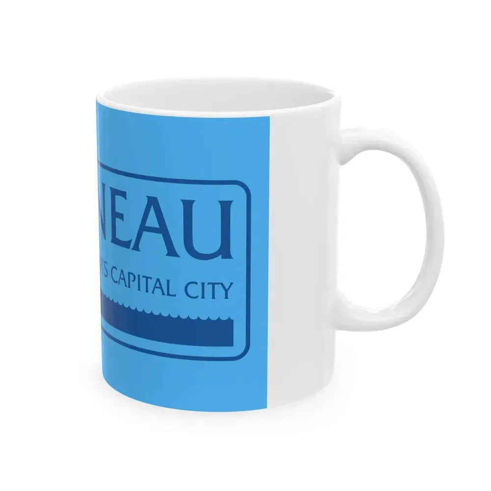 Flag of Juneau Alaska (United States) White Coffee Mug - Go Mug Yourself
