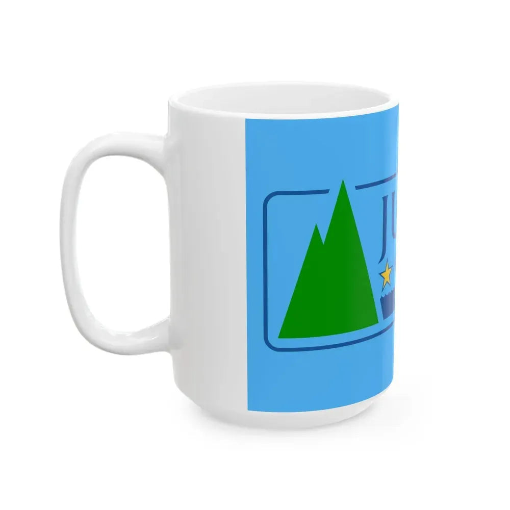 Flag of Juneau Alaska (United States) White Coffee Mug - Go Mug Yourself