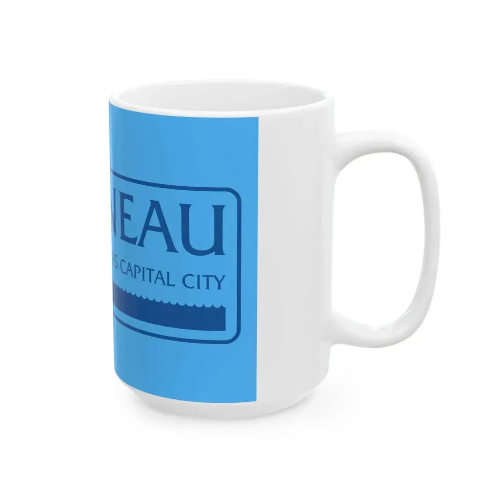 Flag of Juneau Alaska (United States) White Coffee Mug - Go Mug Yourself