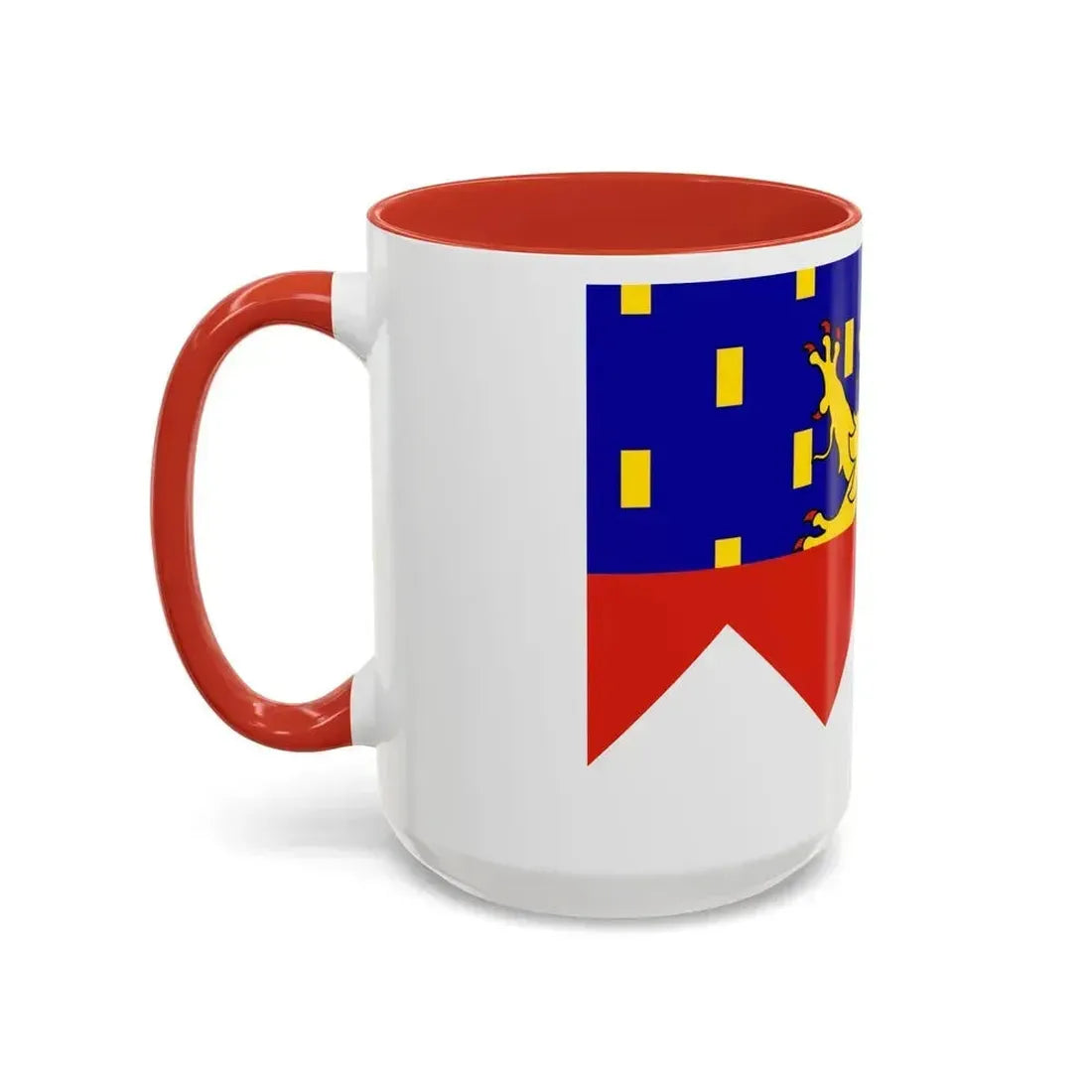 Flag of Jura France 2 - Accent Coffee Mug - Go Mug Yourself