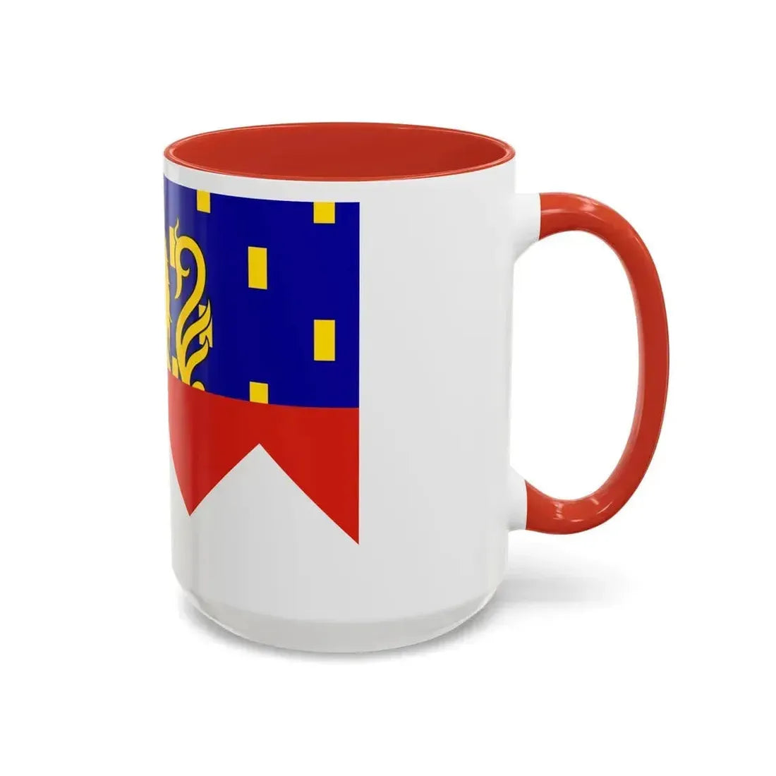 Flag of Jura France 2 - Accent Coffee Mug - Go Mug Yourself