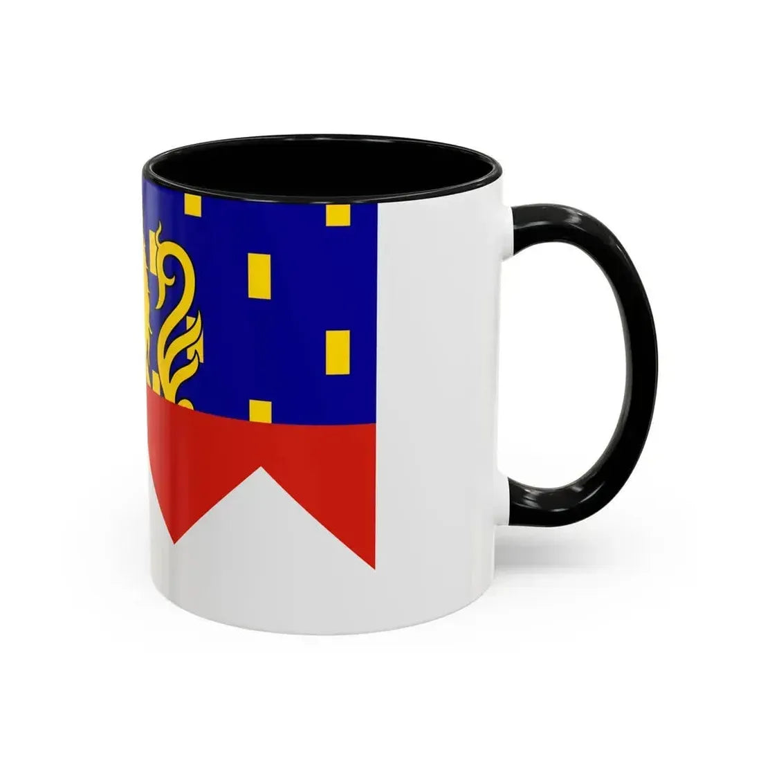 Flag of Jura France 2 - Accent Coffee Mug - Go Mug Yourself
