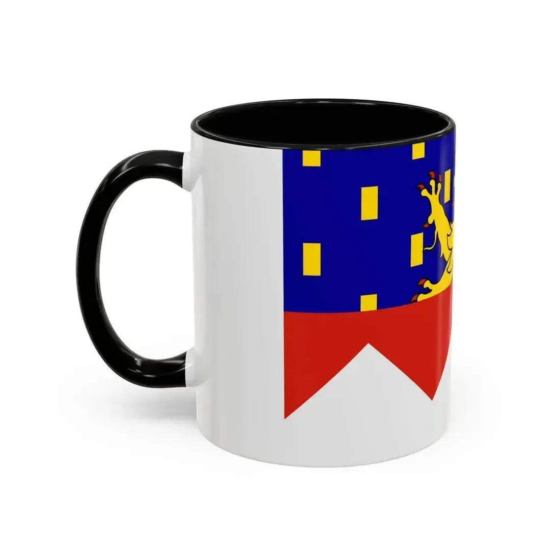 Flag of Jura France 2 - Accent Coffee Mug - Go Mug Yourself
