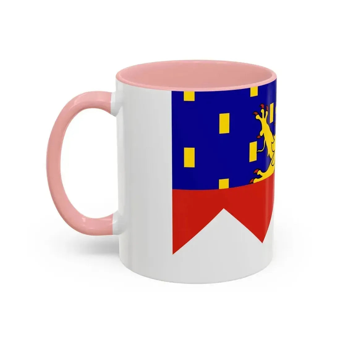 Flag of Jura France 2 - Accent Coffee Mug - Go Mug Yourself