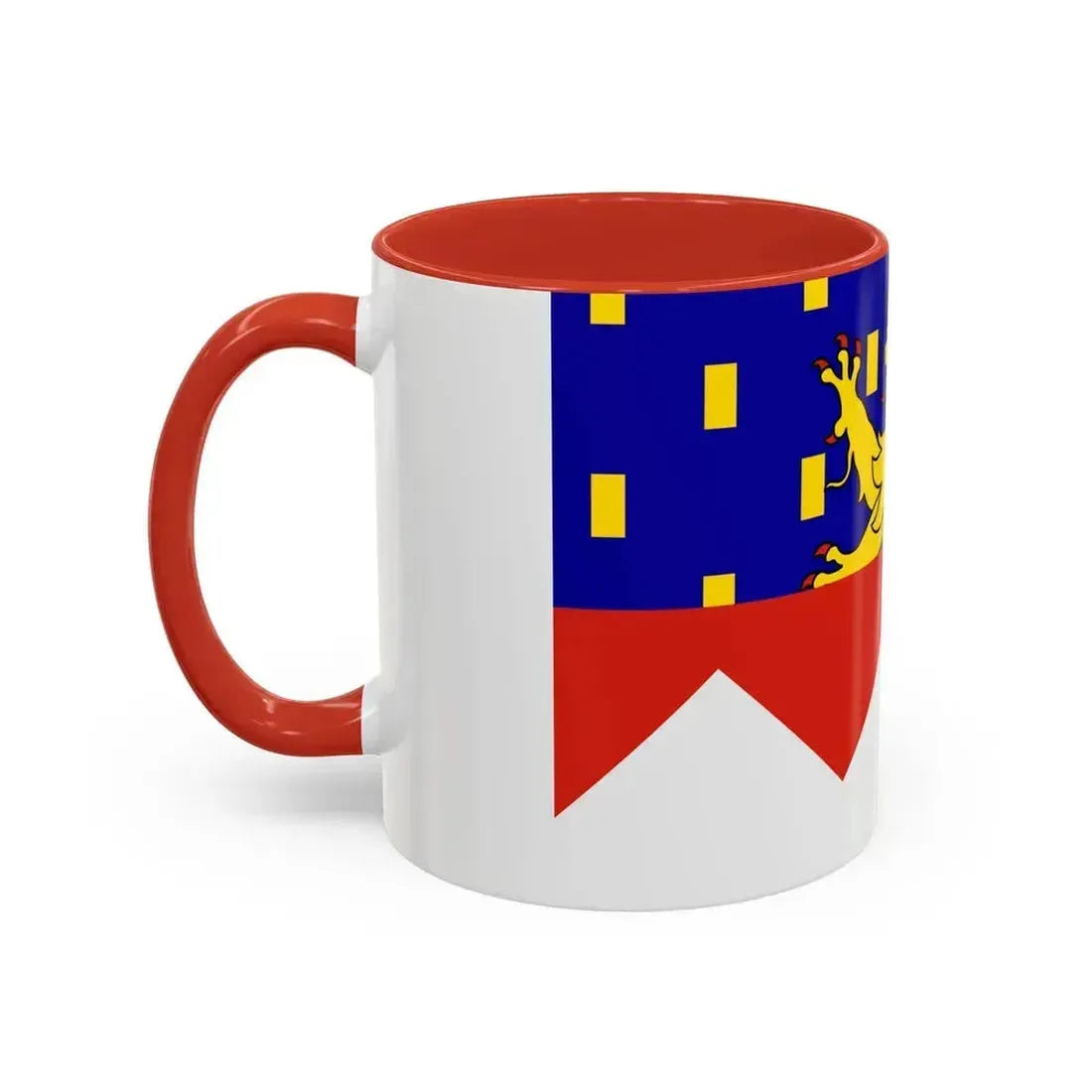 Flag of Jura France 2 - Accent Coffee Mug - Go Mug Yourself
