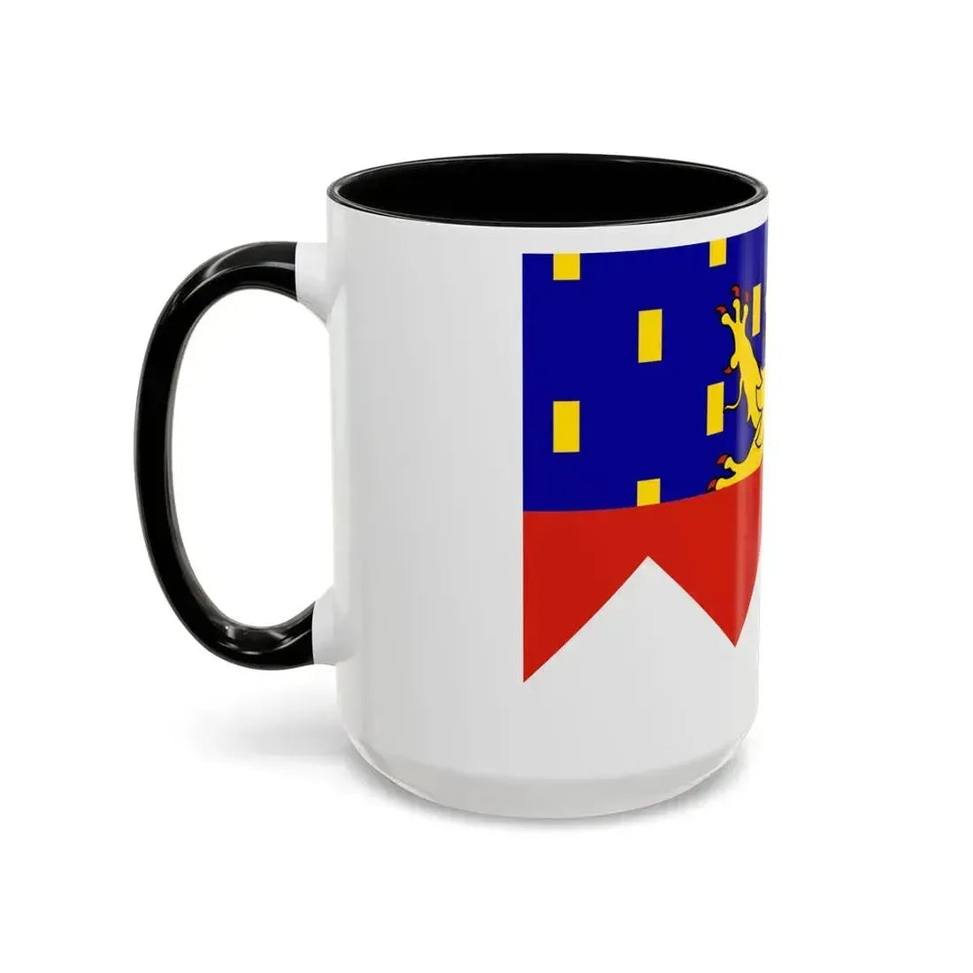 Flag of Jura France 2 - Accent Coffee Mug - Go Mug Yourself