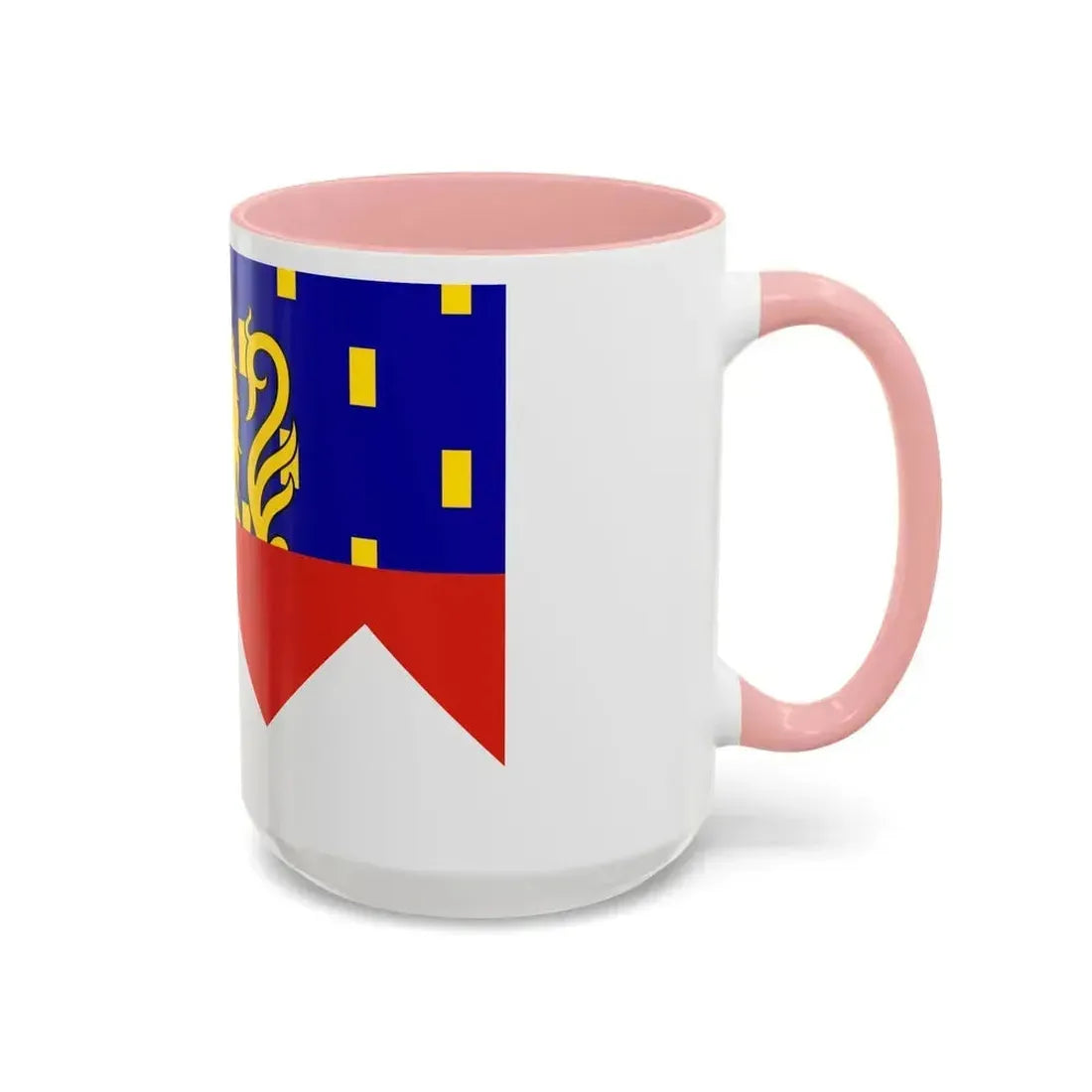 Flag of Jura France 2 - Accent Coffee Mug - Go Mug Yourself