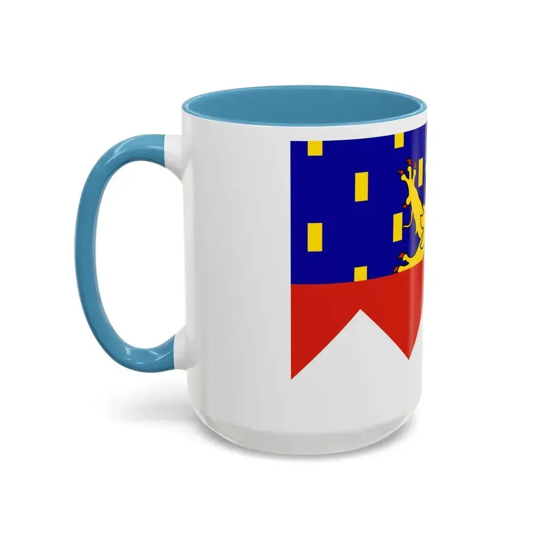Flag of Jura France 2 - Accent Coffee Mug - Go Mug Yourself