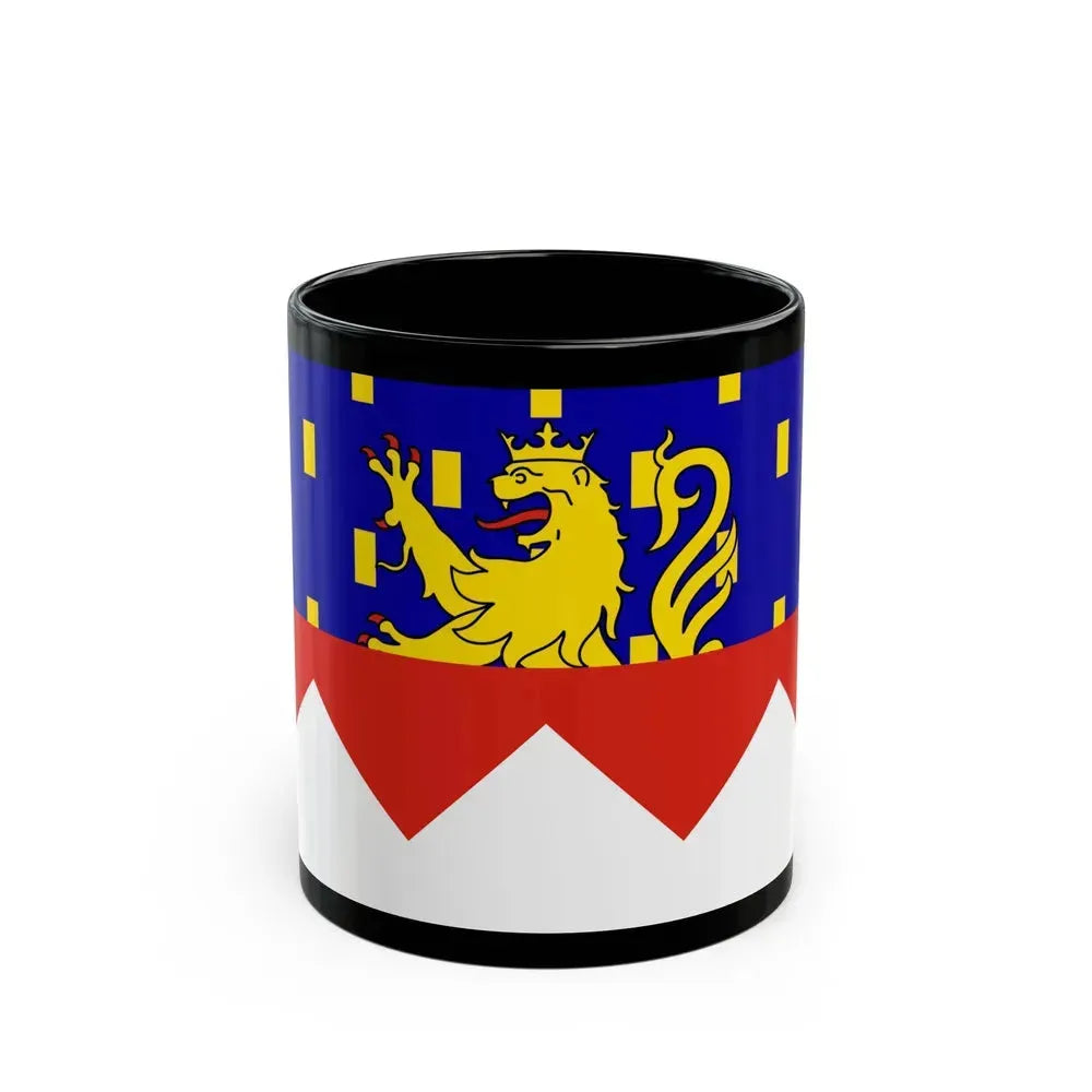 Flag of Jura France 2 - Black Coffee Mug 11oz - Go Mug Yourself