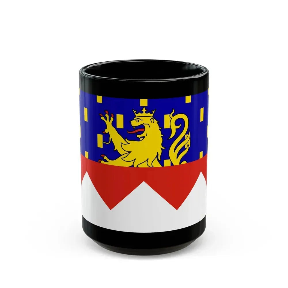 Flag of Jura France 2 - Black Coffee Mug 15oz - Go Mug Yourself