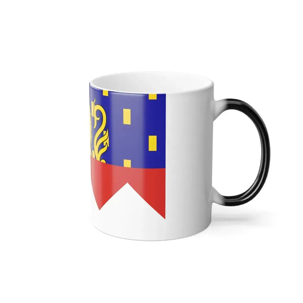 Flag of Jura France 2 - Color Changing Coffee Mug - Go Mug Yourself