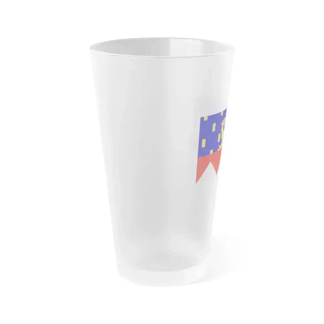 Flag of Jura France 2 - Frosted Pint Glass 16oz - Go Mug Yourself