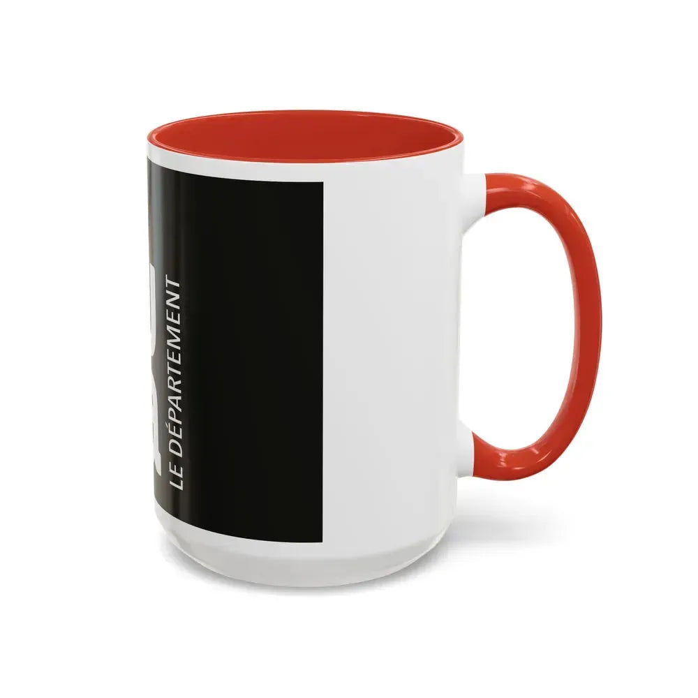Flag of Jura France - Accent Coffee Mug - Go Mug Yourself