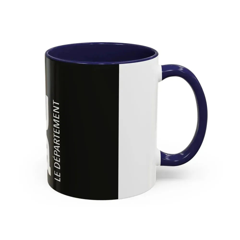 Flag of Jura France - Accent Coffee Mug - Go Mug Yourself
