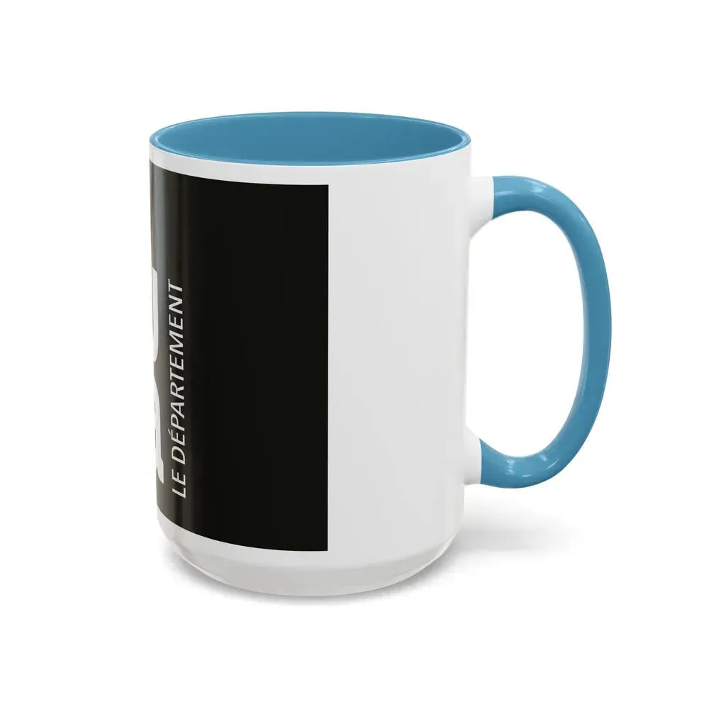 Flag of Jura France - Accent Coffee Mug - Go Mug Yourself
