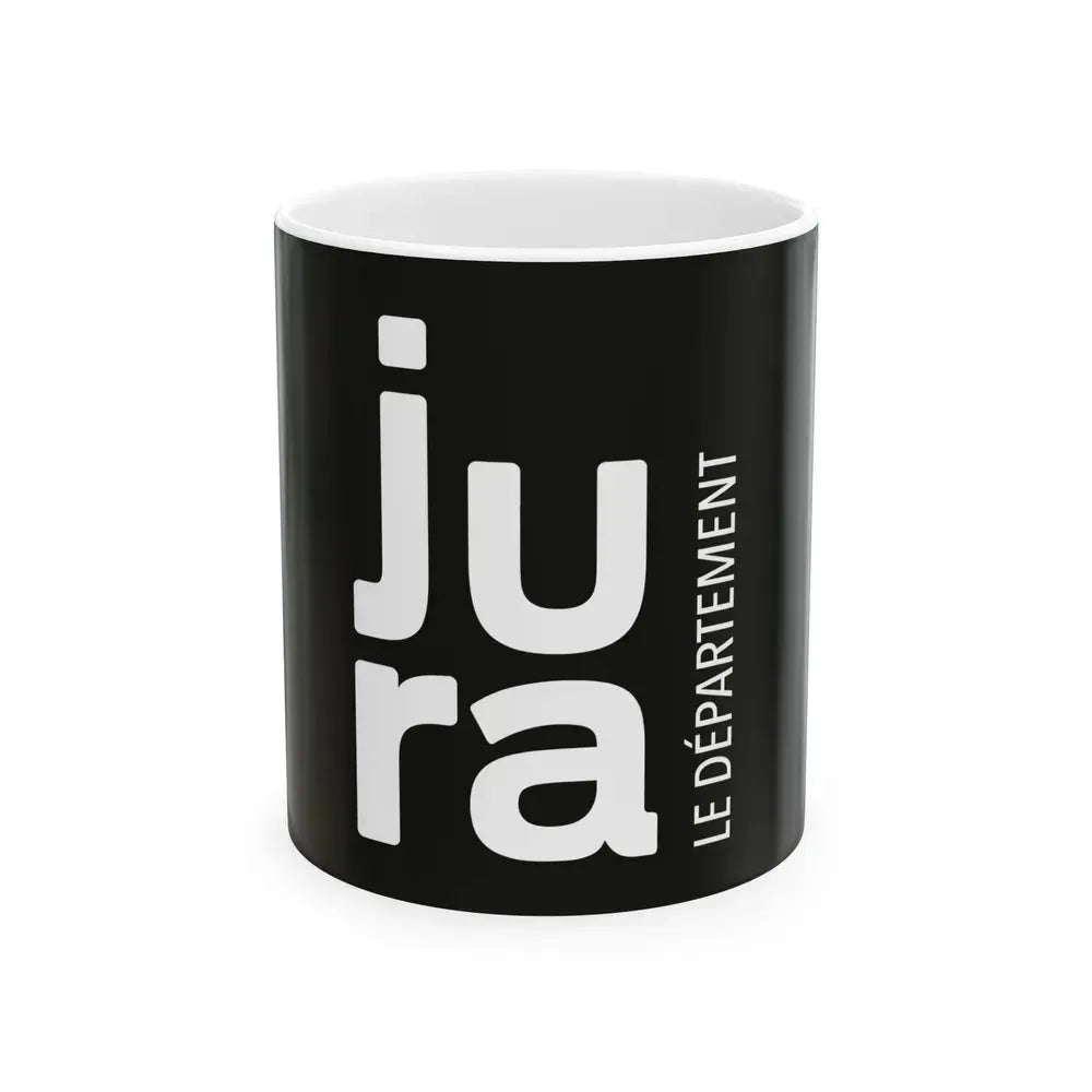 Flag of Jura France - White Coffee Mug 11oz - Go Mug Yourself