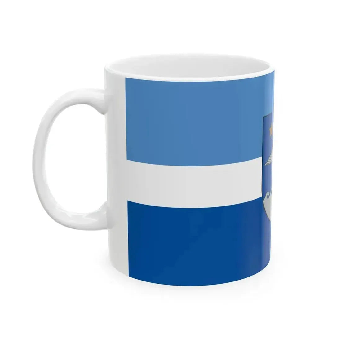 Flag of Jurmala (Latvia) White Coffee Mug - Go Mug Yourself