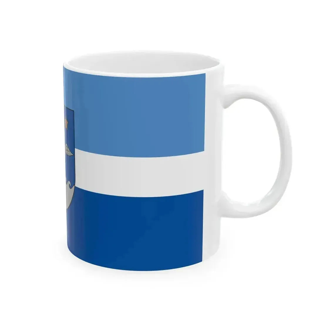Flag of Jurmala (Latvia) White Coffee Mug - Go Mug Yourself
