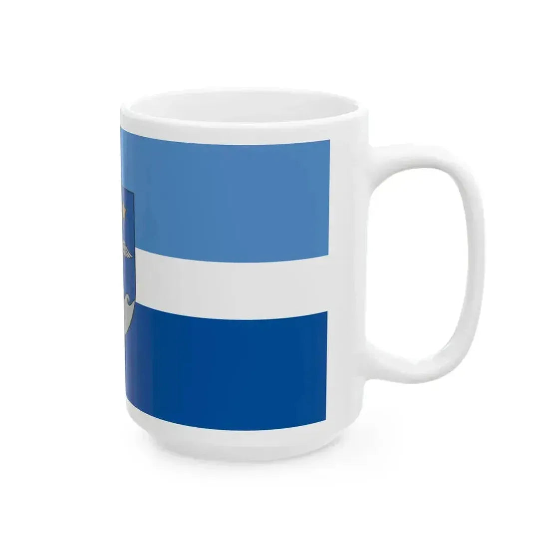 Flag of Jurmala (Latvia) White Coffee Mug - Go Mug Yourself