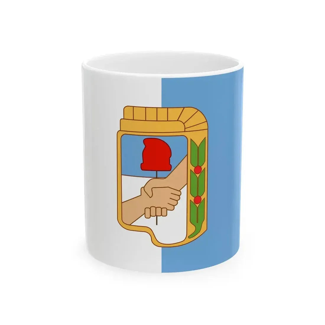 Flag of Justicialist Party 2 (Argentina) White Coffee Mug 11oz - Go Mug Yourself