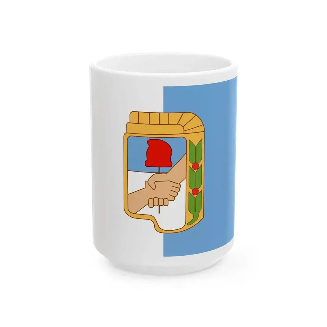 Flag of Justicialist Party 2 (Argentina) White Coffee Mug 15oz - Go Mug Yourself