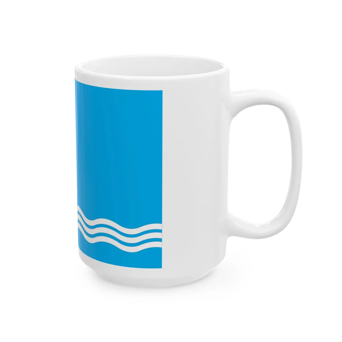 Flag of Kacha Sevastopol (Ukraine) White Coffee Mug - Go Mug Yourself