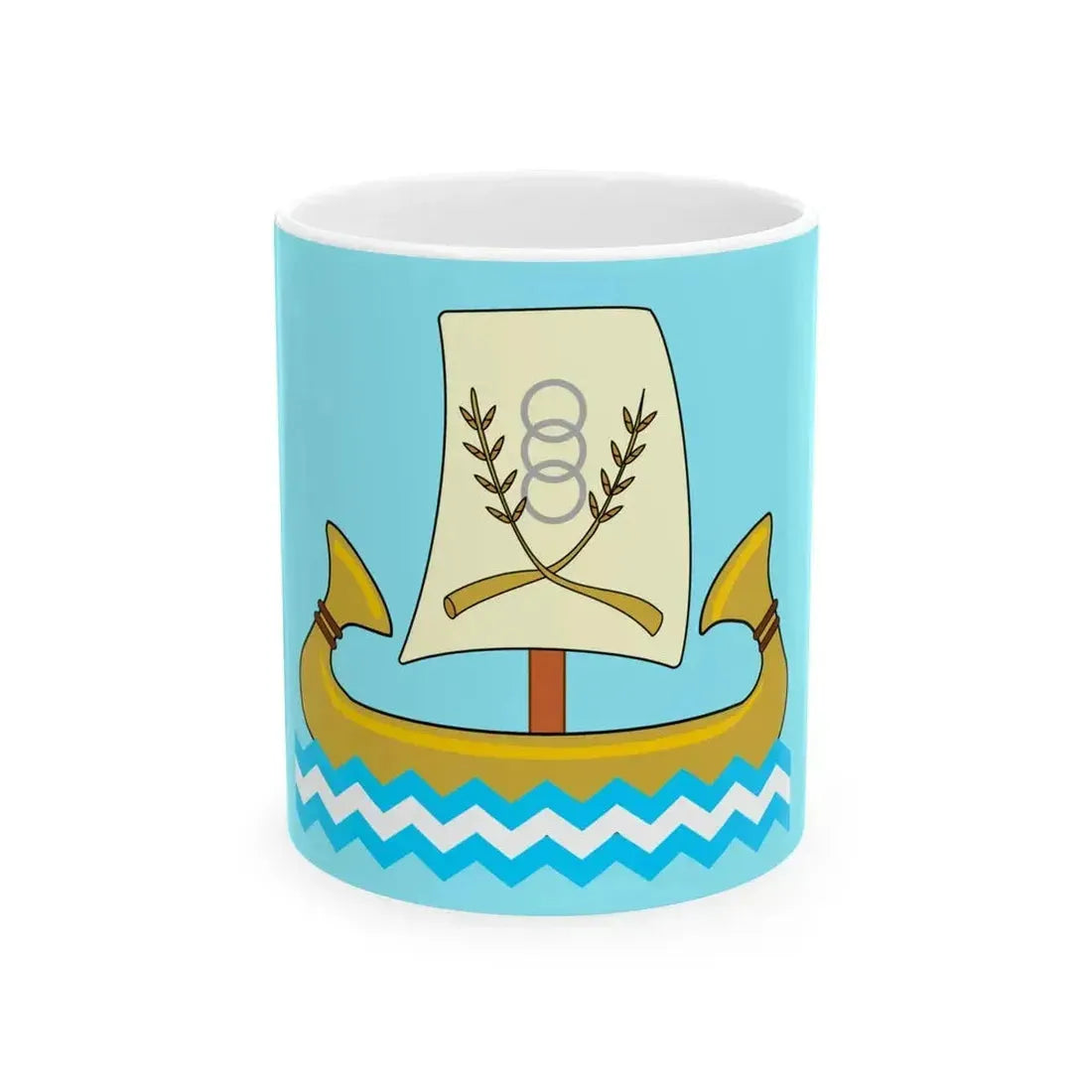 Flag of Kafr El-Sheikh Governorate (Egypt) White Coffee Mug 11oz - Go Mug Yourself