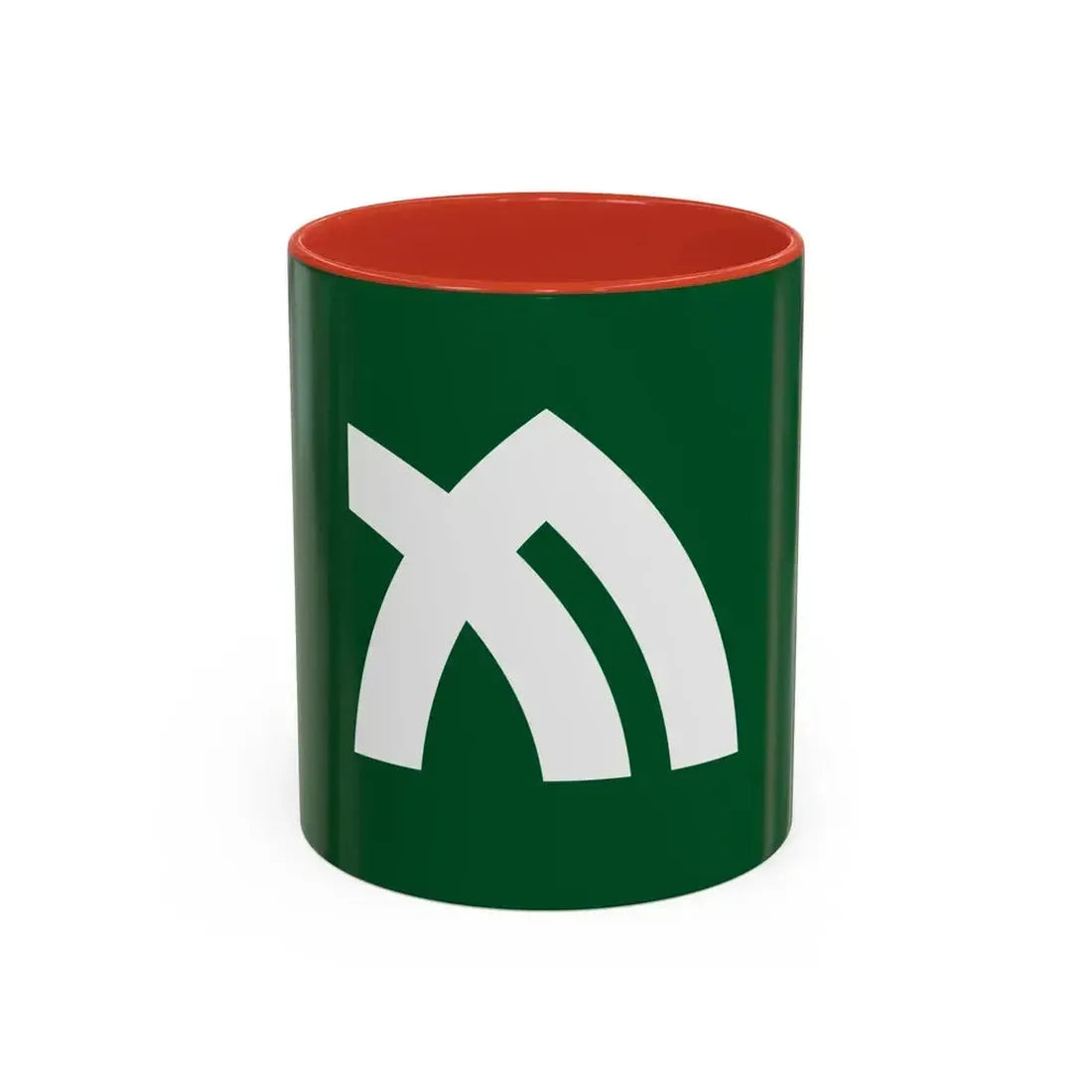 Flag of Kagawa Prefecture Japan - Accent Coffee Mug 11oz Red - Go Mug Yourself