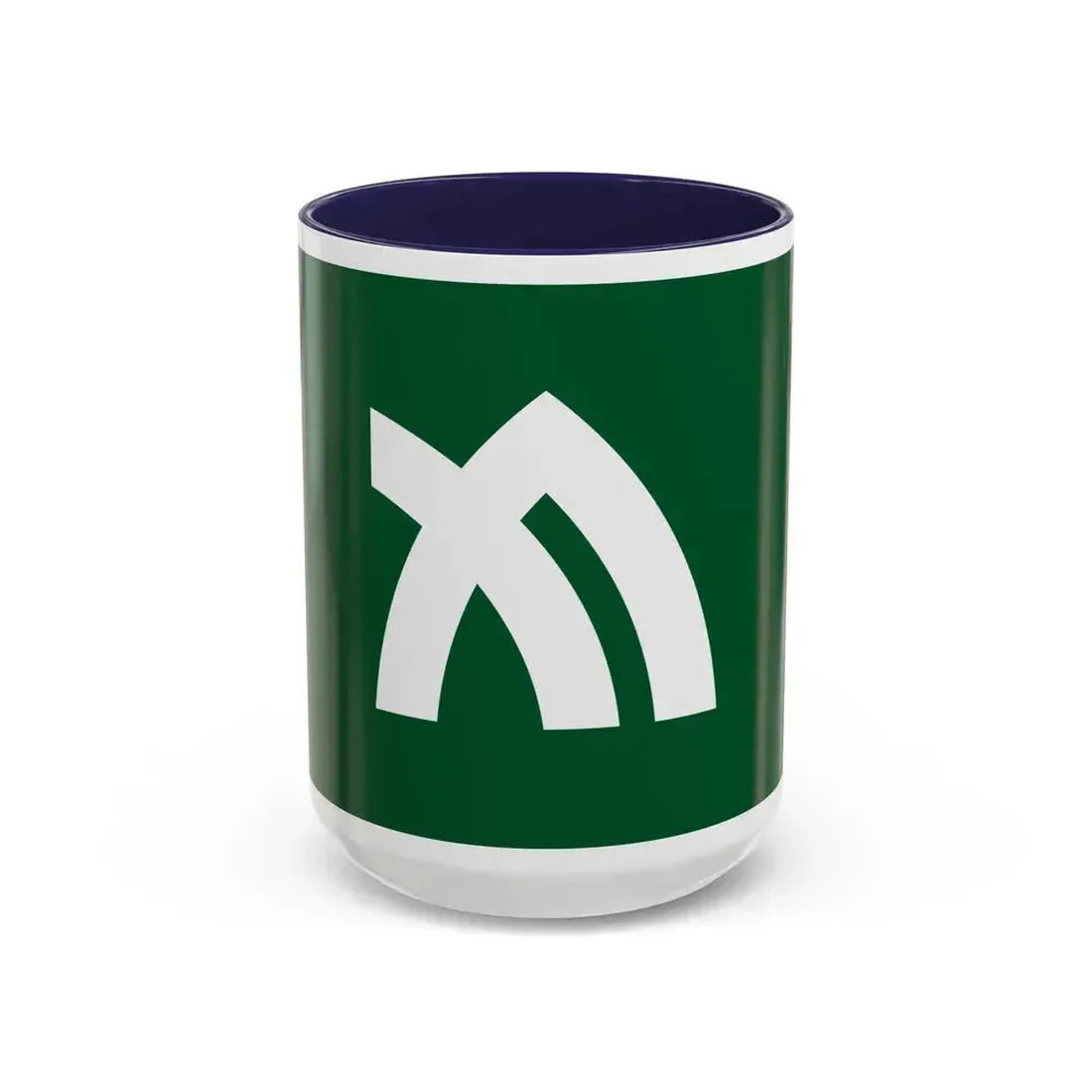 Flag of Kagawa Prefecture Japan - Accent Coffee Mug 15oz Navy - Go Mug Yourself