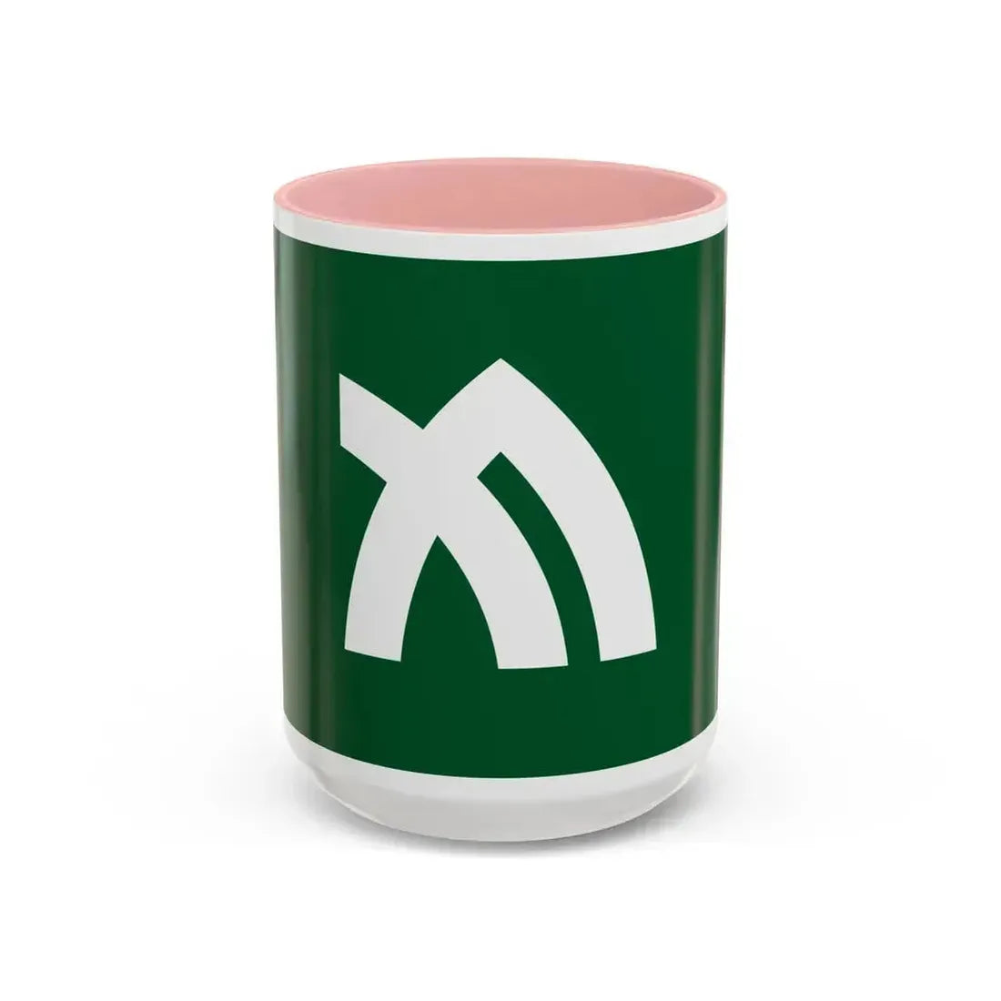 Flag of Kagawa Prefecture Japan - Accent Coffee Mug 15oz Pink - Go Mug Yourself