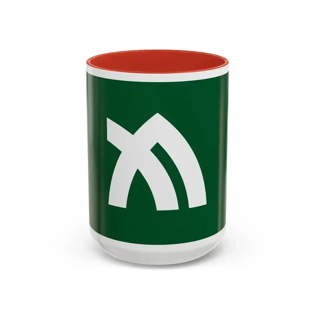 Flag of Kagawa Prefecture Japan - Accent Coffee Mug 15oz Red - Go Mug Yourself