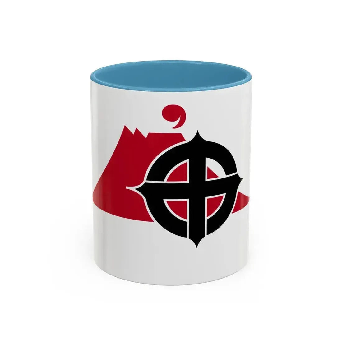 Flag of Kagoshima Kagoshima Japan - Accent Coffee Mug 11oz Light Blue - Go Mug Yourself