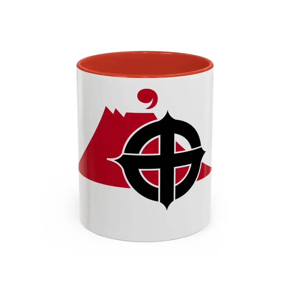 Flag of Kagoshima Kagoshima Japan - Accent Coffee Mug 11oz Red - Go Mug Yourself