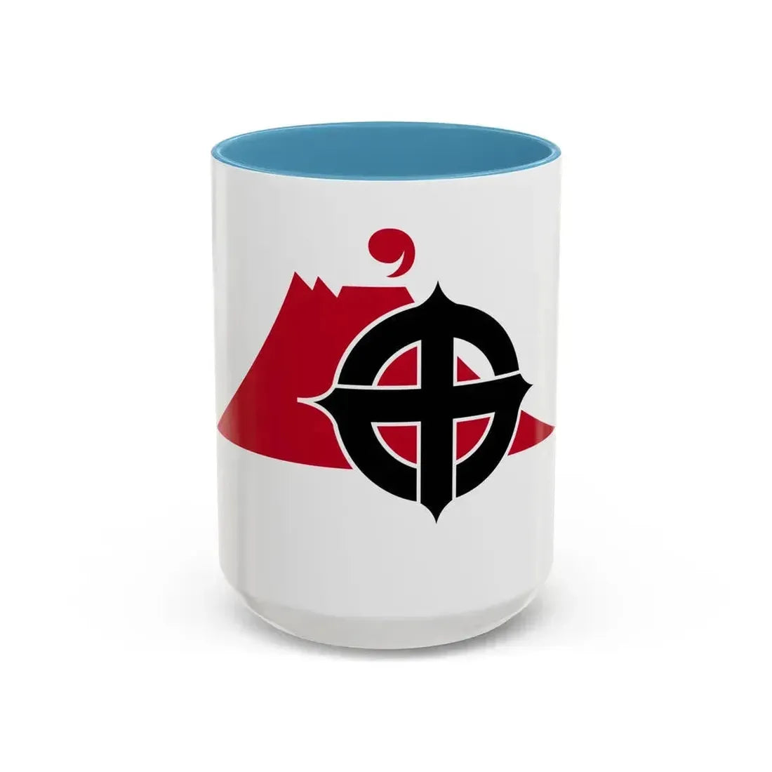 Flag of Kagoshima Kagoshima Japan - Accent Coffee Mug 15oz Light Blue - Go Mug Yourself