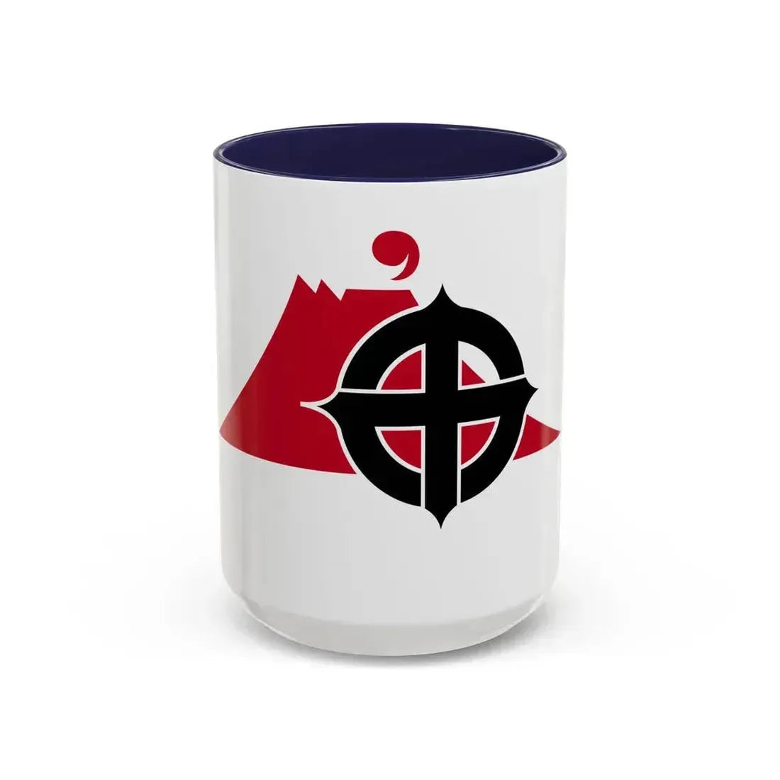 Flag of Kagoshima Kagoshima Japan - Accent Coffee Mug 15oz Navy - Go Mug Yourself