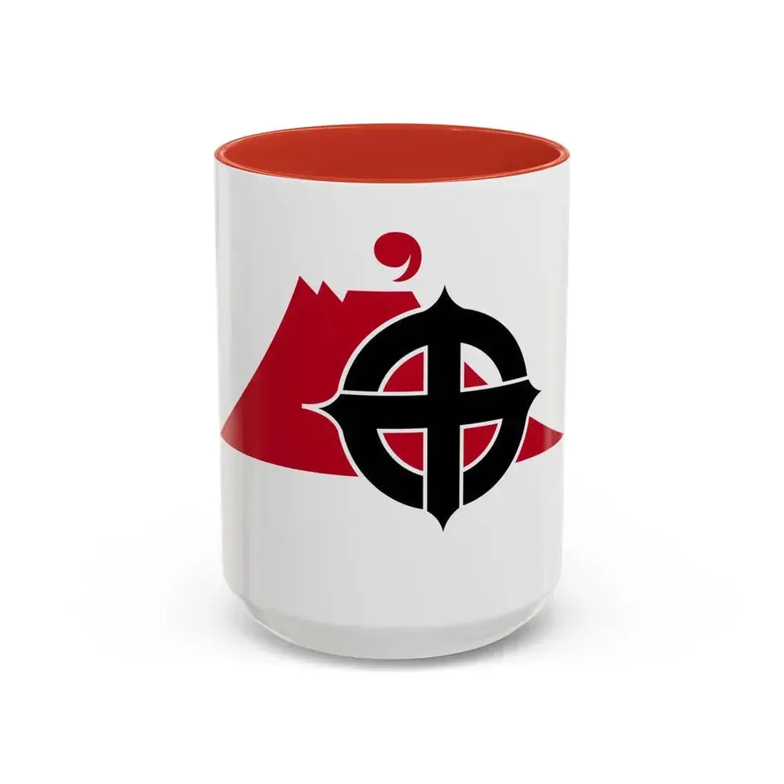Flag of Kagoshima Kagoshima Japan - Accent Coffee Mug 15oz Red - Go Mug Yourself