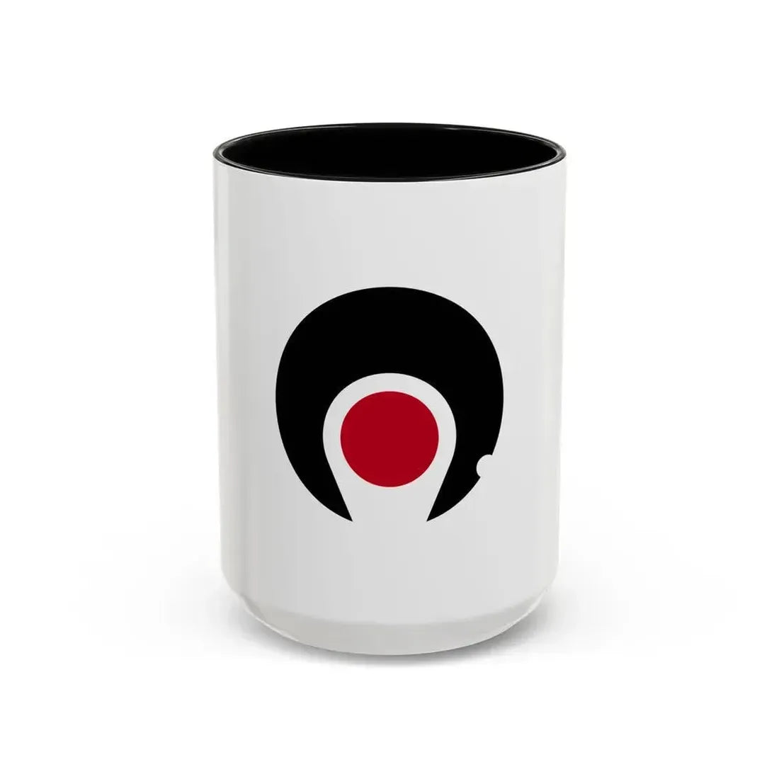 Flag of Kagoshima Prefecture Japan - Accent Coffee Mug 15oz Black - Go Mug Yourself