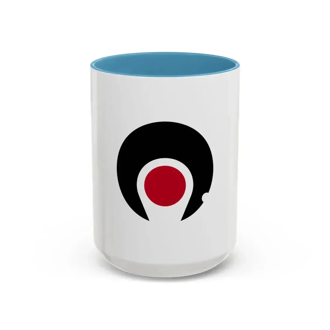 Flag of Kagoshima Prefecture Japan - Accent Coffee Mug 15oz Light Blue - Go Mug Yourself