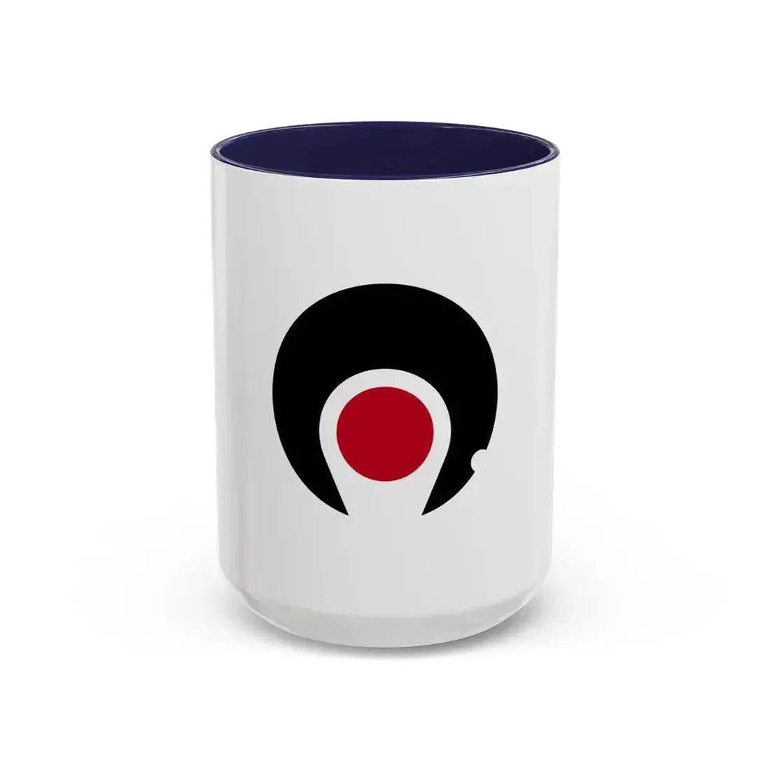 Flag of Kagoshima Prefecture Japan - Accent Coffee Mug 15oz Navy - Go Mug Yourself