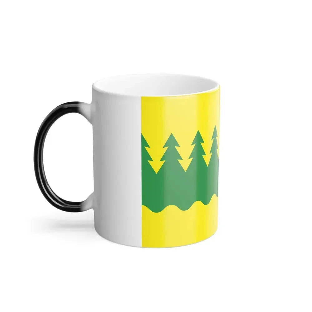 Flag of Kainuu Finland - Color Changing Coffee Mug - Go Mug Yourself
