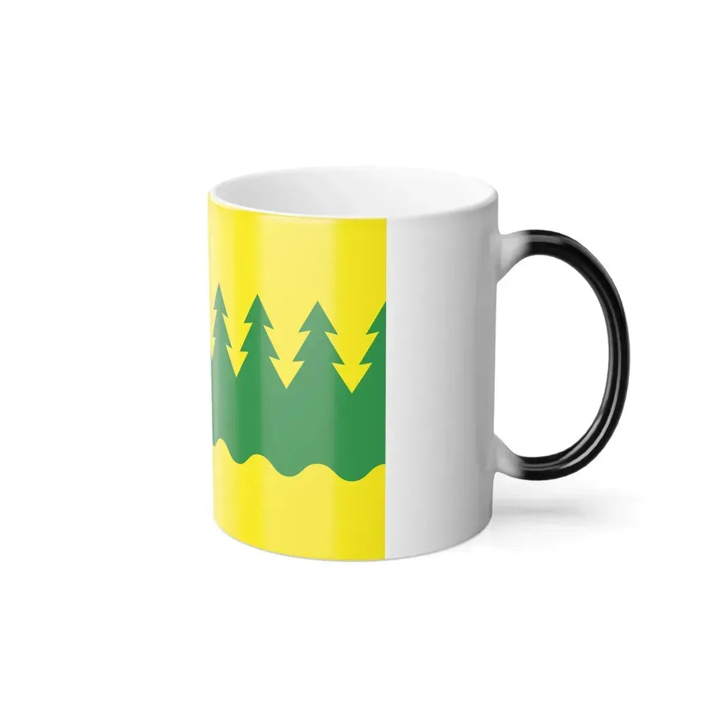 Flag of Kainuu Finland - Color Changing Coffee Mug - Go Mug Yourself