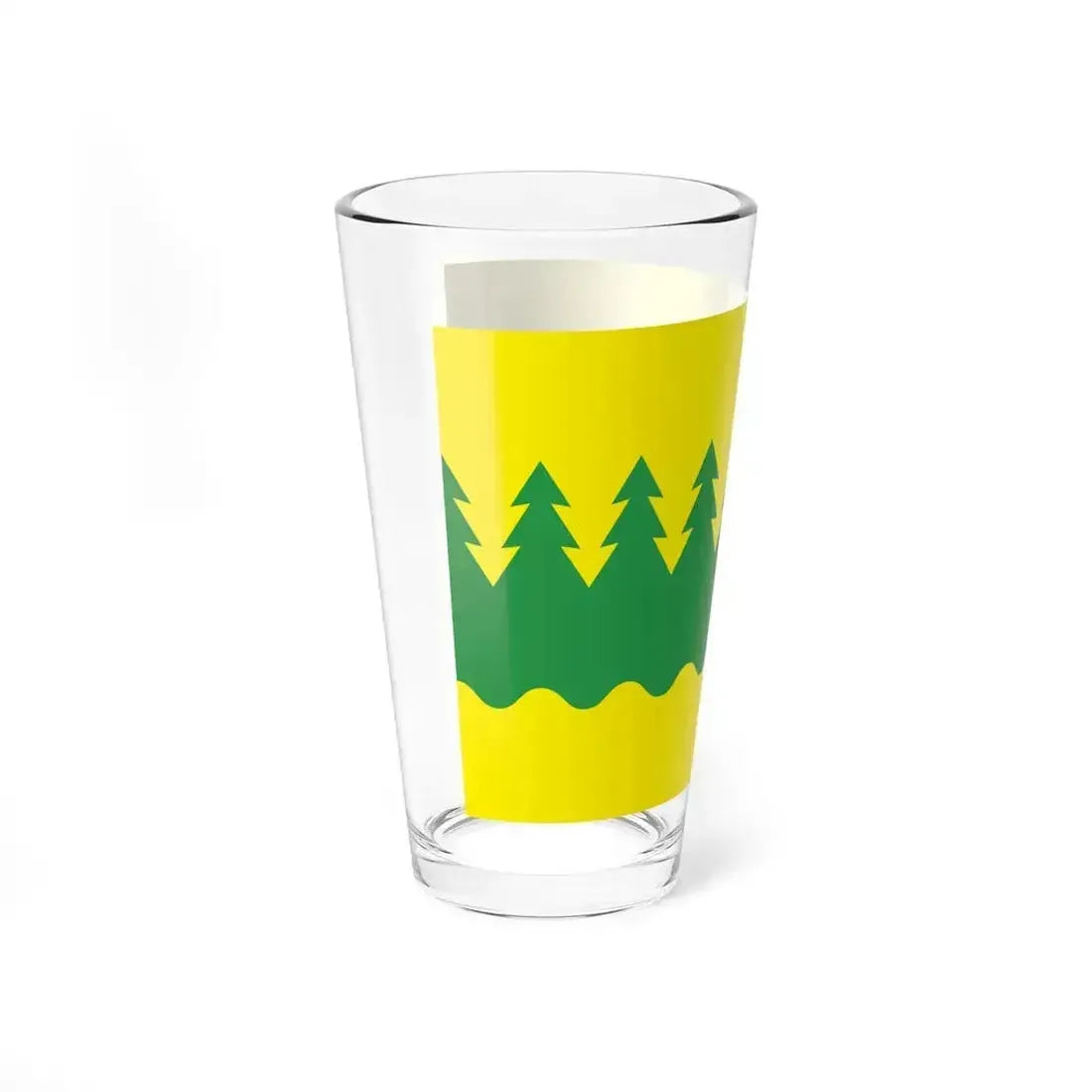 Flag of Kainuu Finland - Pint Glass 16oz - Go Mug Yourself