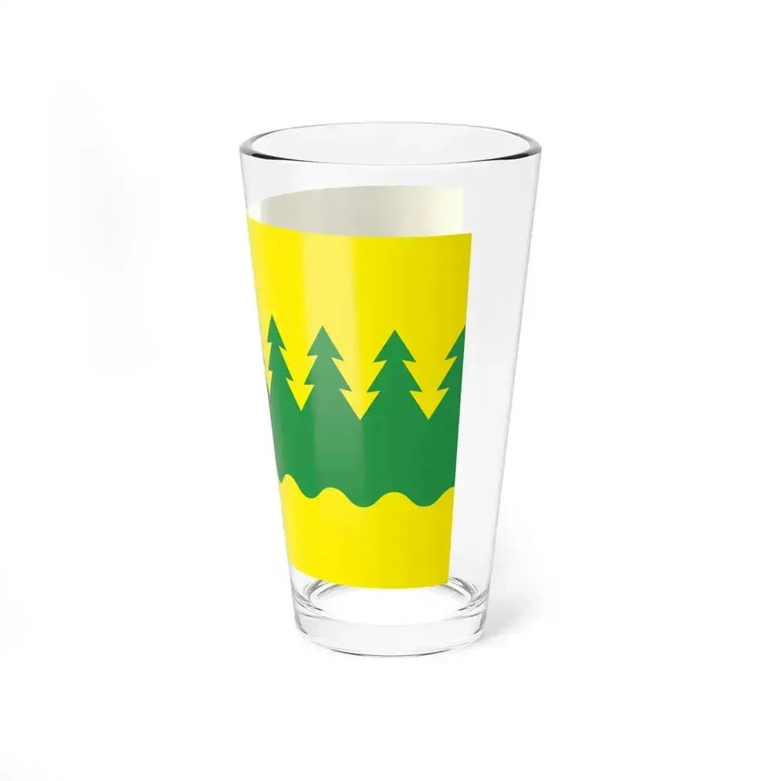 Flag of Kainuu Finland - Pint Glass 16oz - Go Mug Yourself