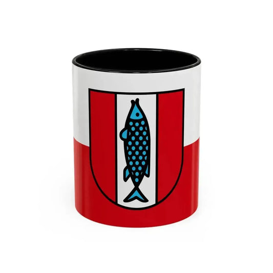 Flag of Kaiserslautern 2 Germany - Accent Coffee Mug 11oz Black - Go Mug Yourself